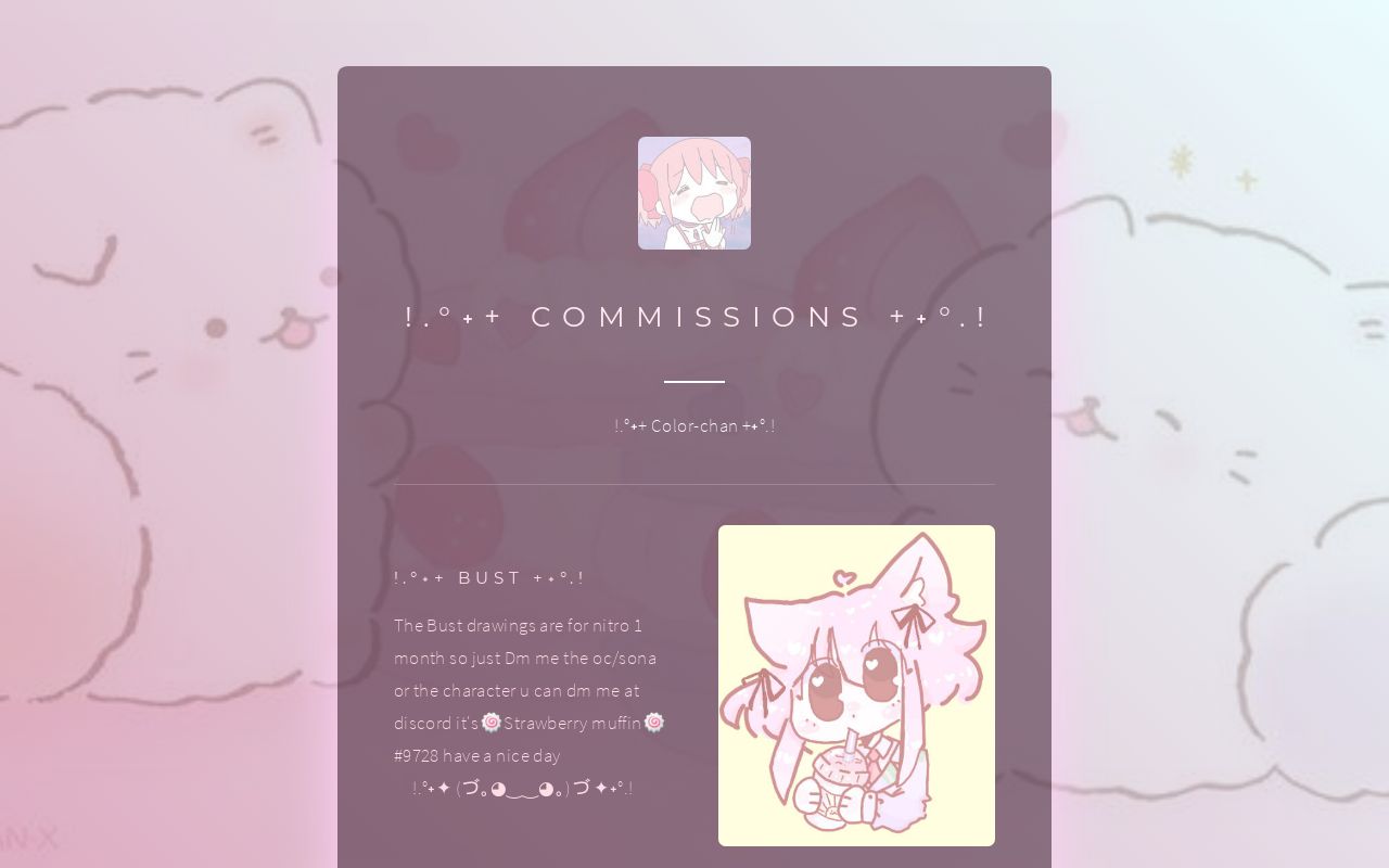 Color-Chan Art Commissions+˖°.!